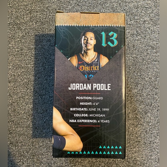 Jordan Poole bobble head. Never opened! - Picture 2 of 2